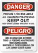 smartsign adhesive vinyl legend danger logo