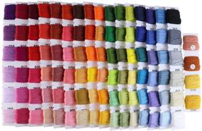 img 3 attached to YOKOYAMA Cross Stitch Threads Set: 100 Colors Floss Bobbins with Organizer Box - Perfect DIY Embroidery Kit for Beginners - Pack of 39 PCS