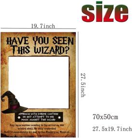 img 3 attached to 🧙 Magical Wizard Photo Booth Frame: Party Favors Supplies for Kids Children Birthday Party Decoration