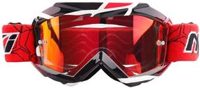 img 4 attached to 🏍️ NENKI NK-1018 Youth Motocross ATV Goggles with 100% UV Protection Lens - Ideal for MX Motorcycle, Dirt Bike, Offroad