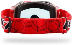 img 2 attached to 🏍️ NENKI NK-1018 Youth Motocross ATV Goggles with 100% UV Protection Lens - Ideal for MX Motorcycle, Dirt Bike, Offroad