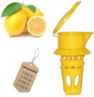 ecojeannie 1 pack citrus tap, portable lemon juicer faucet 🍋 (patent pending), lime squeezer, juice extractor with bpa and hormone-free components logo