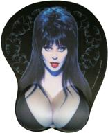 повысьте свой игровой опыт с официальным ковриком для мыши elvira mistress of 🎮 the dark с силиконовым подставкой для запястья. логотип