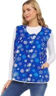 👗 ezi women's cotton-polyester cobbler apron with convenient pockets логотип