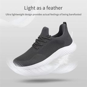 img 1 attached to 👟 Flysocks Women's Lightweight Fashion Sneakers: Breathable, Non-Slip Shoes for Walking, Sports, Gym & Travel