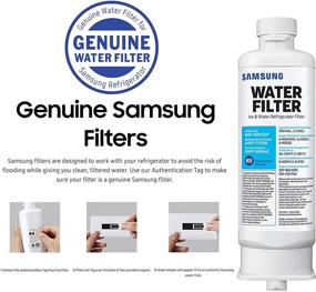 img 2 attached to 🌊 SAMSUNG Authentic DA97-17376B Refrigerator Water Filter, (HAF-QIN/EXP), 1-Pack - Improved Packaging May Vary