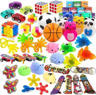 52 pack party favors toy assortment: perfect for birthday bag fillers, stocking stuffers, and school rewards! logo