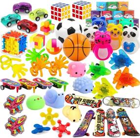 img 4 attached to 52 Pack Party Favors Toy Assortment: Perfect for Birthday Bag Fillers, Stocking Stuffers, and School Rewards!