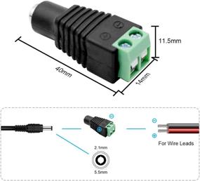 img 2 attached to 💡 LightingWill LED Power Supply: AC 100-240V to DC 12V Transformer for LED Strip Light, 2A Max & 24 Watt Output