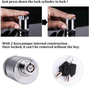img 2 attached to 🔒 BUENNUS Portable Motorcycle Disc Lock: High-Security Anti-Theft Brake Lock with Reminder Cable - Ideal for Harley, Triumph, Tiger, Ducati, Honda, Yamaha, BMW, Suzuki Bikes