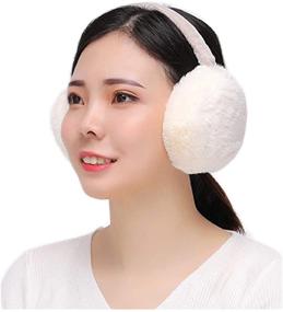 img 1 attached to IMIKE Womens Earmuffs Foldable Warmers
