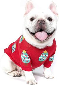 img 1 attached to 🎄 Festive Christmas Pet Sweater: Keep Your Small Dogs and Cats Cozy in Winter and Fall with Warm Sweatshirt and Stylish Dog Clothes. Must-Have Pet Accessories by Redicecream (Size: Small)