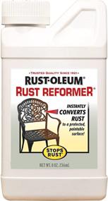 img 2 attached to 🖌️ Rust-Oleum 7830730 Rust Reformer Review: 8 Fl Oz Black Paint - Pack of 1