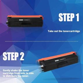 img 1 attached to 🖨️ INK E-SALE Compatible TN436 Super High Toner Replacement (KCMY, 4-Pack) for Brother Printers