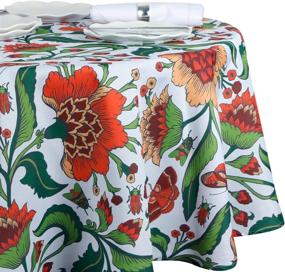 img 4 attached to Durable EHouseHome Indoor Outdoor 🏞️ Tablecloth: Resistant to Stains, Spills, and Wear