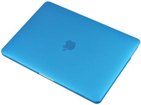 img 1 attached to 🔵 UESWILL Matte Hard Case for MacBook Pro 13 inch M1 with USB-C Touch Bar, Model A2338 (M1) A2289 A2251 A2159 A1989 A1706 A1708, Aqua Blue