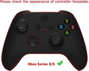 img 3 attached to 🎮 Enhance Your Gaming Experience with the eXtremeRate PlayVital Guardian Edition Wine Red Ergonomic Soft Anti-Slip Controller Silicone Case Cover for Xbox Series S and Xbox Series X