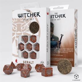 img 4 attached to 🎲 Witcher Dice Set Geralt by Q Workshop