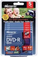 rare find: memorex 4x double-sided 🔎 write-once mini dvd-r - discontinued by manufacturer logo