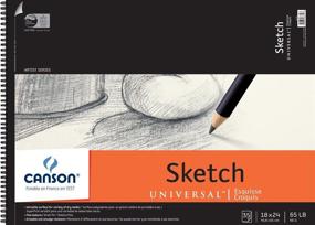 img 1 attached to 📝 Canson Universal Sketch Paper Pad 18x24" - Increased SEO: 35 Sheets