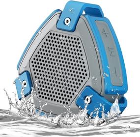 img 4 attached to HEYSONG Bluetooth Shower Speaker: Mini Waterproof Outdoor Speakers with Stereo Sound - Perfect for Home Party, Beach, Pool, Travel