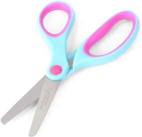 img 2 attached to 📚 30-Pack Blue Summit Supplies Kids Scissors: Comfort Grip Safety Scissors for Schools and Classrooms - Orange, Blue, and Pink Children Scissors