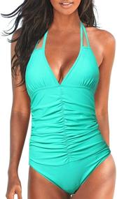 img 4 attached to 👙 Upopby Backless Monokini Swimwear for Women - Swimsuits & Cover Ups - Fashionable Clothing