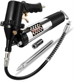 img 4 attached to Bravex Air Operated Grease Gun: 14oz Automatic Professional Continuous Cycle Pneumatic Tool
