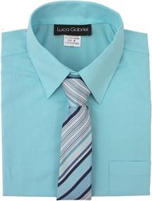 img 2 attached to Luca Gabriel Toddler Formal 👔 Boys' Clothing: Sleeve-Inclusive Tops, Tees, and Shirts