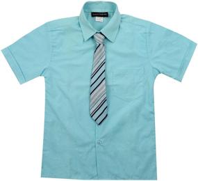 img 3 attached to Luca Gabriel Toddler Formal 👔 Boys' Clothing: Sleeve-Inclusive Tops, Tees, and Shirts