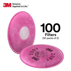 img 3 attached to 3M Particulate 2091 Respiratory Protection