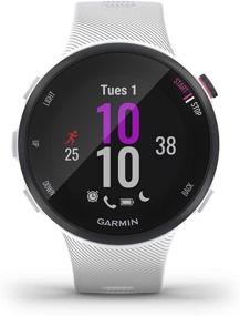 img 3 attached to 🏃 Garmin Forerunner 45S: Простые в использовании GPS-часы для бега с бесплатной поддержкой плана тренировок от тренера - белого цвета, размер 39 мм.