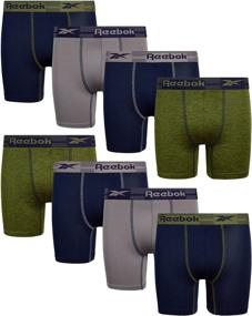 img 4 attached to Усили свою игру с помощью детской одежды Reebok Performance Compression Blacks Contrast