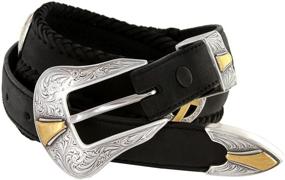 img 2 attached to Christian Conchos Western Leather Scalloped
