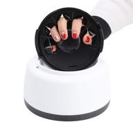 36w portable electric steam nail polish remover machine - fast gel uv nails steamer heater cleaner for beauty salon and home use logo