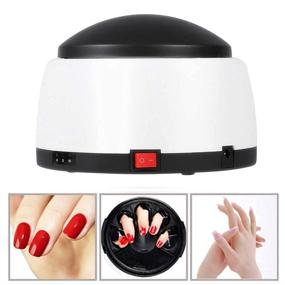 img 2 attached to 36W Portable Electric Steam Nail Polish Remover Machine - Fast Gel UV Nails Steamer Heater Cleaner for Beauty Salon and Home Use