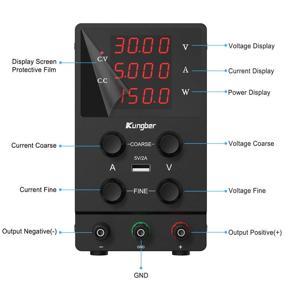 img 3 attached to Kungber Adjustable Switching Regulated Adjustments Computer Components