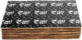 img 3 attached to 🚗 MAT66 ProBlack 80 мил антивибрационный коврик для автомобиля - лучший бутиловый автомобильный звукоизоляционный материал для аудиоизоляции и звукоамортизации, покрывает 36 квадратных футов.