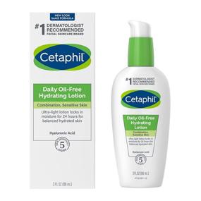 img 4 attached to 🌿 CETAPHIL Daily Hydrating Lotion for Face: Hyaluronic Acid, 3 fl oz – 24 Hr Hydration for Combination Skin, Fragrance-Free, Non-Comedogenic, Dermatologist Recommended