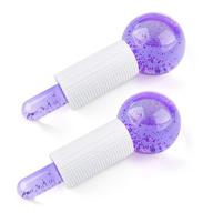 qhou puffiness massager circulation skin purple logo