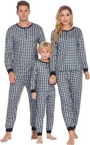 img 1 attached to Ekouaer Matching Pajamas Drawstring Nightwear