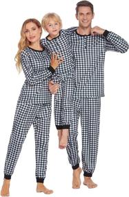 img 2 attached to Ekouaer Matching Pajamas Drawstring Nightwear