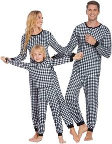 img 4 attached to Ekouaer Matching Pajamas Drawstring Nightwear