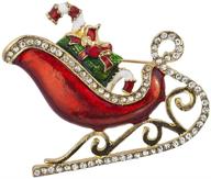 lux accessories holiday christmas sleigh girls' jewelry logo