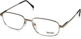 img 4 attached to Sferoflex Eyeglasses Silver Gold Diameter SF2086 131 52