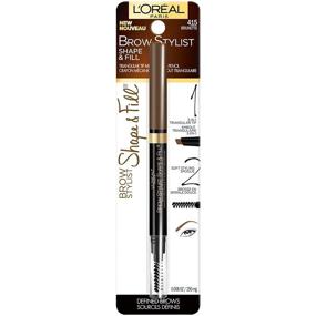 img 3 attached to 🖋️ L'Oreal Brow Stylist Shape and Fill Pencil Review and Demo - Brunette 0.008 oz