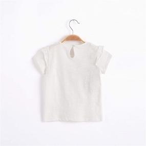 img 2 attached to Aimama Toddler Cotton Rabbit T Shirt