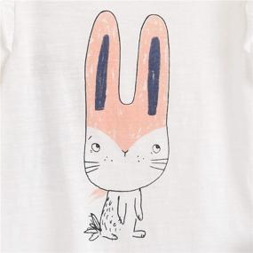 img 3 attached to Aimama Toddler Cotton Rabbit T Shirt