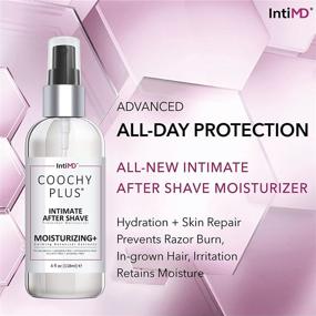 img 2 attached to 🔥 COOCHY Intimate After Shave Protection Moisturizer Plus By IntiMD: Soothing Mist for Pubic Area & Armpits – Antioxidant Formula for Razor Burns, Itchiness & Ingrown Hairs