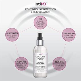 img 1 attached to 🔥 COOCHY Intimate After Shave Protection Moisturizer Plus By IntiMD: Soothing Mist for Pubic Area & Armpits – Antioxidant Formula for Razor Burns, Itchiness & Ingrown Hairs